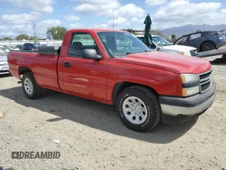 2006 Chevrolet Silverado 1500 Work Truck with VIN 1GCEC14X06Z297043, listed as a Copart auction lot 51252215 with 72,737 mi miles and Clean Title. Bid and sale history available at carsss.com. Image 4.