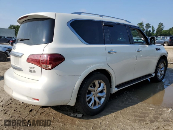 2011 Infiniti QX56 7-passenger with VIN JN8AZ2NE6B9004261, listed as a Copart auction lot 66890954 with 245,018 mi miles and Clean Title. Bid and sale history available at carsss.com. Image 3.