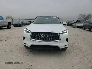 2023 Infiniti QX50 Luxe with VIN 3PCAJ5BA8PF121360, listed as a Copart auction lot 42991135 with 16,340 mi miles and Salvage title. Bid and sale history available at DreamBid. Image 11.