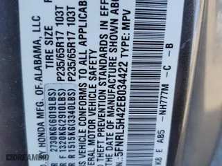 2014 Honda Odyssey EX with VIN 5FNRL5H42EB034422, listed as a Copart auction lot 48226825 with 150,423 mi miles and Clean Title. Bid and sale history available at carsss.com. Image 13.