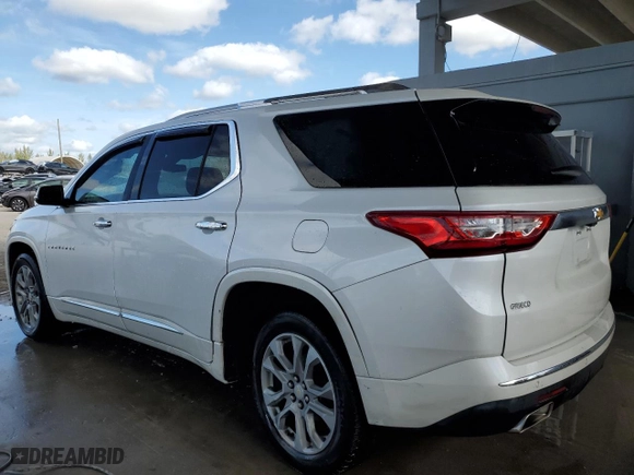 2018 Chevrolet Traverse Premier with VIN 1GNERKKW2JJ251145, listed as a Copart auction lot 83832984 with 68,666 mi miles and Salvage Title. Bid and sale history available at carsss.com. Image 2.