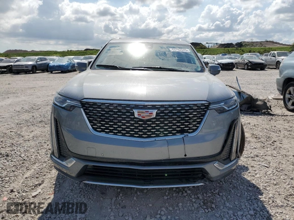2024 Cadillac XT6 FWD Premium Luxury with VIN 1GYKPCRS1RZ715026, listed as a Copart auction lot 48817915 with 10,550 mi miles and Non Repairable. Bid and sale history available at carsss.com. Image 5.