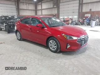 2020 Hyundai Elantra SE with VIN 5NPD74LF6LH619830, listed as a IAAI auction lot 41982787 with 36,288 mi miles. Bid and sale history available at carsss.com. Image 1.
