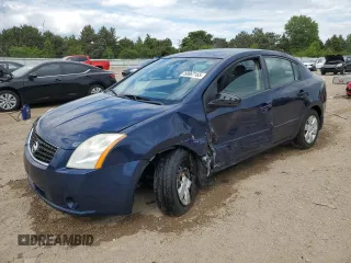 2008 Nissan Sentra 2.0 with VIN 3N1AB61E38L691019, listed as a Copart auction lot 58667165 with 262,108 mi miles and Salvage title. Bid and sale history available at DreamBid. Image 1.