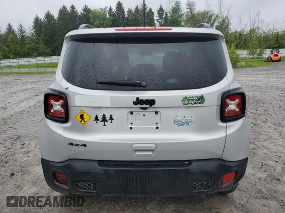 2018 Jeep Renegade Upland with VIN ZACCJBAB3JPJ14251, listed as a Copart auction lot 57760635 with 98,787 mi miles and Salvage title. Bid and sale history available at DreamBid. Image 6.
