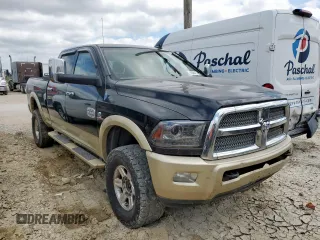 2013 Ram 2500 Laramie Longhorn with VIN 3C6UR5GL7DG519835, listed as a Copart auction lot 62495175 with 340,739 mi miles and Clean title. Bid and sale history available at DreamBid. Image 4.