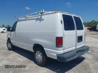 2010 Ford Econoline Cargo Commercial with VIN 1FTNE2EL1ADA10665, listed as a IAAI auction lot 41861433 with 183,657 mi miles and . Bid and sale history available at DreamBid. Image 3.