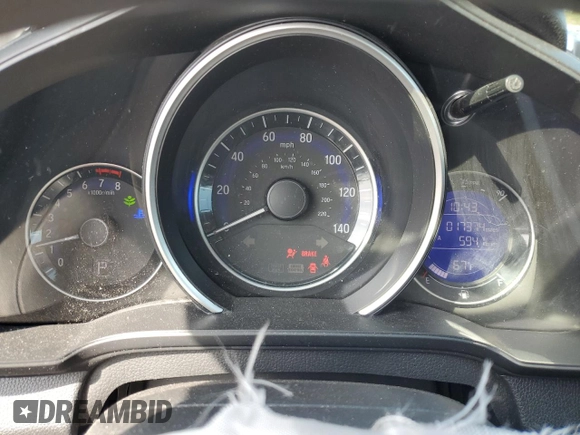 2019 Honda Fit LX with VIN 3HGGK5H49KM726714, listed as a Copart auction lot 53932805 with 17,374 mi miles and Salvage Title. Bid and sale history available at carsss.com. Image 9.