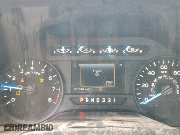 2016 Ford F-150 XL z VIN 1FTMF1C84GKF48671, wystawiony jako Copart lot #53891035 z przebiegiem 281 814 mil mil oraz Szkoda całkowita • Salvage title. Historia ofert i sprzedaży dostępna na DreamBid. Obrazek 9.