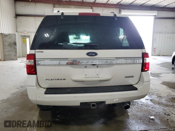 2017 Ford Expedition Platinum with VIN 1FMJU1MTXHEA51986, listed as a Copart auction lot 54966625 with Not provided miles and Salvage title. Bid and sale history available at DreamBid. Image 6.