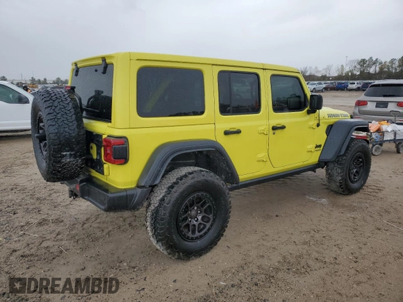 2022 Jeep Wrangler Unlimited Sport with VIN 1C4HJXDG9NW249658, listed as a Copart auction lot 41460745 with Not Provided miles and Non Repairable. Bid and sale history available at DreamBid. Image 3.
