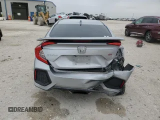 2017 Honda Civic Sedan Si with VIN 2HGFC1E51HH705216, listed as a Copart auction lot 77645594 with 77,086 mi miles and Salvage Title. Bid and sale history available at carsss.com. Image 6.