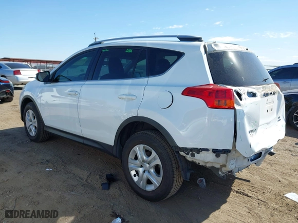 2014 Toyota RAV4 LE with VIN JTMBFREV8ED090319, listed as a IAAI auction lot 41980043 with 163,033 mi miles. Bid and sale history available at carsss.com. Image 3.