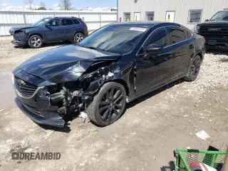 2014 Mazda 6 i Grand Touring with VIN JM1GJ1W69E1143723, listed as a Copart auction lot 53855574 with 113,006 mi miles and Salvage Title. Bid and sale history available at carsss.com. Image 1.