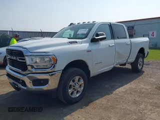 2019 Ram 2500 Big Horn with VIN 3C6UR5DJ1KG570506, listed as a IAAI auction lot 42372500 with 76,161 mi miles and . Bid and sale history available at DreamBid. Image 2.