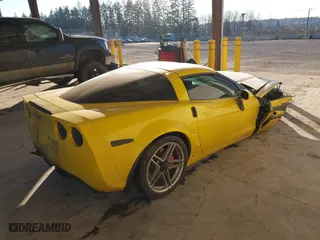 2007 Chevrolet Corvette Z06 with VIN 1G1YY26E275125565, listed as a IAAI auction lot 41459059 with 1 mi miles. Bid and sale history available at carsss.com. Image 4.