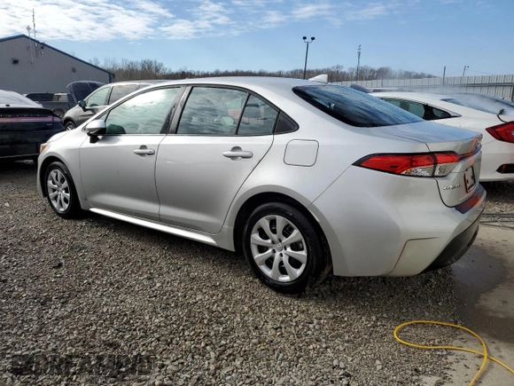 2024 Toyota Corolla LE with VIN 5YFB4MDEXRP186885, listed as a Copart auction lot 46605675 with 14,045 mi miles and Salvage Title. Bid and sale history available at carsss.com. Image 2.