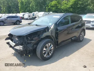 2018 Nissan Murano SV with VIN 5N1AZ2MH7JN168952, listed as a Copart auction lot 60242515 with 50,625 mi miles and Salvage title. Bid and sale history available at DreamBid. Image 1.