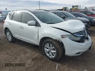 2012 Nissan Murano S with VIN JN8AZ1MU3CW109927, listed as a IAAI auction lot 41318007 with 293,827 mi miles and . Bid and sale history available at carsss.com. Image 1.