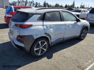 2019 Hyundai Kona Ultimate with VIN KM8K53A55KU197874, listed as a Copart auction lot 87752805 with 33,551 mi miles and Salvage Title. Bid and sale history available at carsss.com. Image 3.