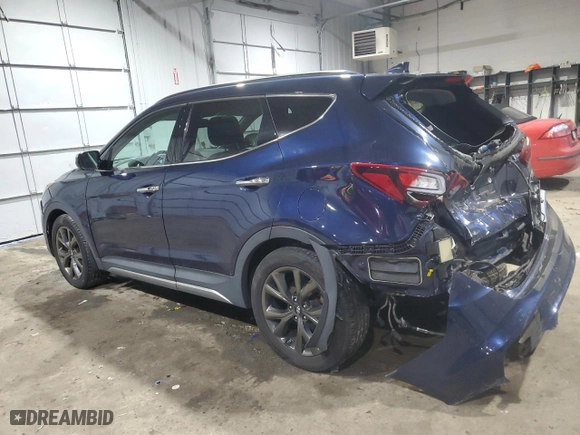2017 Hyundai Santa Fe Sport 2.0T Ultimate with VIN 5XYZWDLA5HG503109, listed as a Copart auction lot 89396035 with 77,047 mi miles and Salvage Title. Bid and sale history available at carsss.com. Image 2.