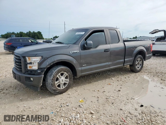 2017 Ford F-150 XL with VIN 1FTEX1CP3HKD40422, listed as a Copart auction lot 60969915 with 158,411 mi miles and Clean title. Bid and sale history available at DreamBid. Image 1.