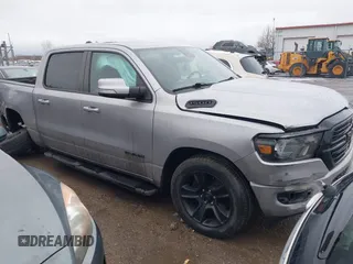 2020 Ram 1500 Big Horn with VIN 1C6SRFFT0LN284358, listed as a IAAI auction lot 41352956 with 70,693 mi miles. Bid and sale history available at carsss.com. Image 1.