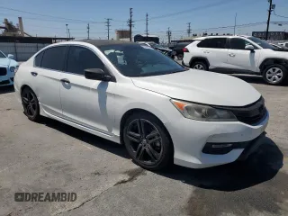 2016 Honda Accord Sport z VIN 1HGCR2F56GA244078, wystawiony jako Copart lot #63640505 z przebiegiem 229 054 mil mil oraz Szkoda całkowita • Salvage title. Historia ofert i sprzedaży dostępna na DreamBid. Obrazek 4.