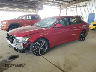 2019 Honda Accord Sport with VIN 1HGCV2F31KA002902, listed as a Copart auction lot 56060665 with 112,683 mi miles and Salvage title. Bid and sale history available at DreamBid. Image 1.