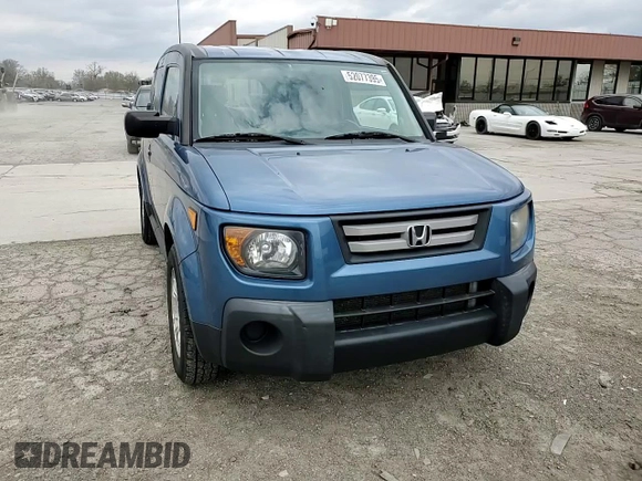 2008 Honda Element EX with VIN 5J6YH28748L005831, listed as a Copart auction lot 52077395 with 153,276 mi miles and Salvage Title. Bid and sale history available at DreamBid. Image 11.