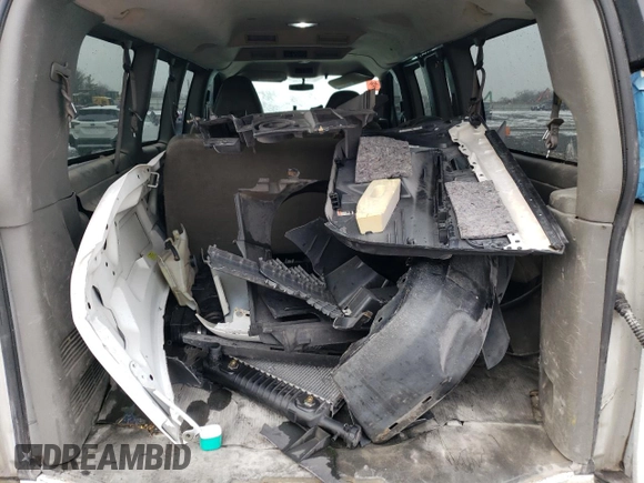 2012 Chevrolet Express Passenger LS with VIN 1GAWGPFG3C1151456, listed as a Copart auction lot 42630525 with 112,674 mi miles and Salvage title. Bid and sale history available at DreamBid. Image 13.