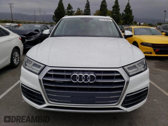 2018 Audi Q5 Premium Plus with VIN WA1BNAFY8J2129729, listed as a Copart auction lot 41141563 with 70,165 mi miles and . Bid and sale history available at DreamBid. Image 5.