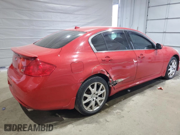 2010 Infiniti G37 x with VIN JN1CV6AR9AM457773, listed as a Copart auction lot 54436945 with 190,897 mi miles and Clean Title. Bid and sale history available at carsss.com. Image 3.