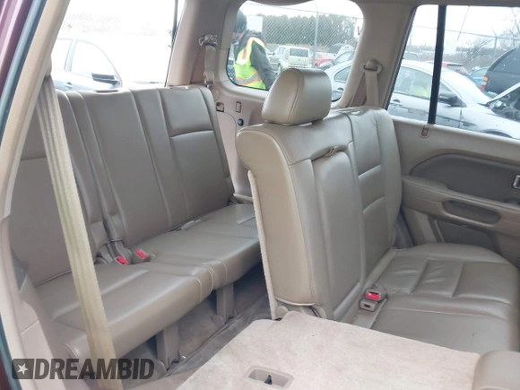 2007 Honda Pilot EX-L with VIN 2HKYF18557H535426, listed as a IAAI auction lot 41126160 with 169,336 mi miles. Bid and sale history available at carsss.com. Image 8.