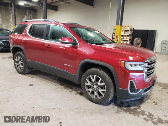 2021 GMC Acadia SLE with VIN 1GKKNRL4XMZ129267, listed as a Copart auction lot 74188083 with 33,678 mi miles. Bid and sale history available at carsss.com. Image 4.