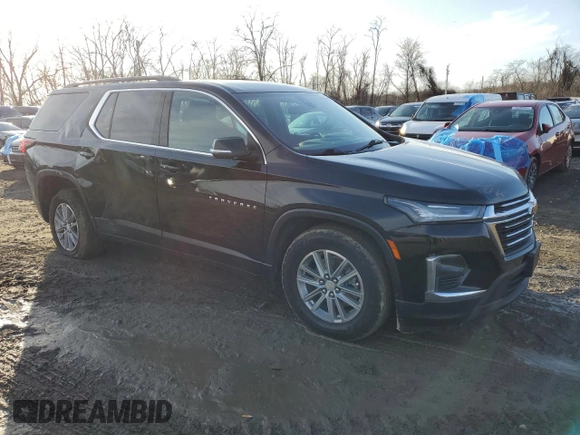 2022 Chevrolet Traverse LT Leather with VIN 1GNERHKW9NJ133781, listed as a Copart auction lot 44631045 with 74,068 mi miles and Salvage Title. Bid and sale history available at carsss.com. Image 4.