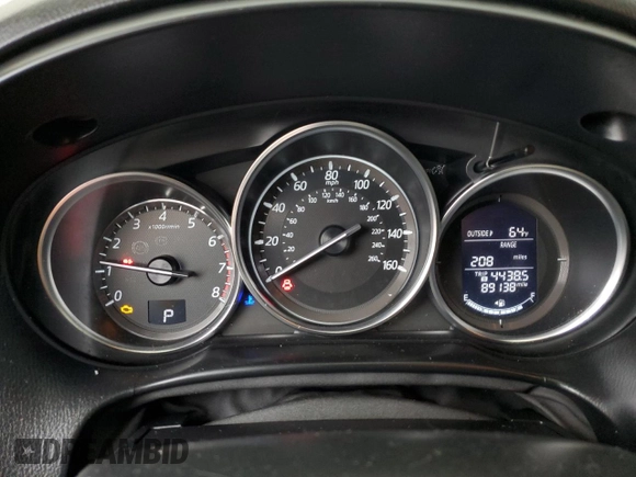 2016 Mazda CX-5 Grand Touring with VIN JM3KE2DY8G0627259, listed as a Copart auction lot 47102805 with 89,138 mi miles and Salvage Title. Bid and sale history available at carsss.com. Image 9.