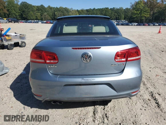 2015 Volkswagen Eos Komfort with VIN WVWBW8AH3FV000614, listed as a Copart auction lot 76080904 with 75,202 mi miles and Clean Title. Bid and sale history available at DreamBid. Image 6.