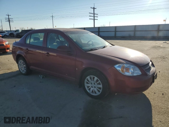 2009 Chevrolet Cobalt with VIN 1G1AL58H597129044, listed as a Copart auction lot 89002315 with 149,017 mi miles and Salvage Title. Bid and sale history available at DreamBid. Image 4.