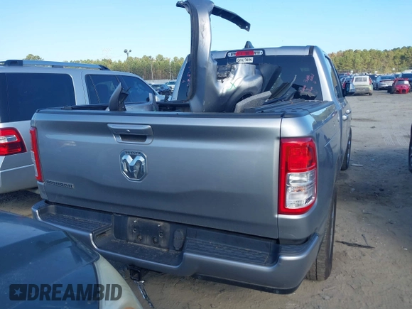 2019 Ram 1500 Big Horn with VIN 1C6RREFG9KN813705, listed as a IAAI auction lot 40697745 with 76,411 mi miles and . Bid and sale history available at DreamBid. Image 16.