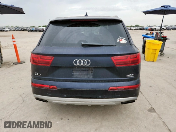 2017 Audi Q7 Premium Plus with VIN WA1LAAF71HD025184, listed as a Copart auction lot 63401355 with 109,933 mi miles and Clean title. Bid and sale history available at DreamBid. Image 6.