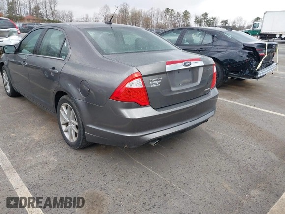 2012 Ford Fusion SEL with VIN 3FAHP0JG5CR275657, listed as a IAAI auction lot 41853331 with 188,225 mi miles. Bid and sale history available at carsss.com. Image 3.