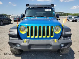2021 Jeep Wrangler Unlimited Willys with VIN 1C4HJXDM5MW824651, listed as a Copart auction lot 51843605 with 51,647 mi miles and Salvage Title. Bid and sale history available at DreamBid. Image 5.