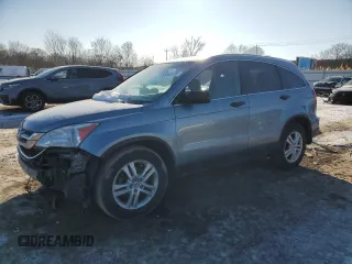 2010 Honda CR-V EX with VIN 3CZRE4H56AG702864, listed as a Copart auction lot 45662735 with 153,042 mi miles and Salvage Title. Bid and sale history available at carsss.com. Image 1.