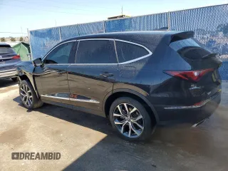 2022 Acura MDX w/Technology Package with VIN 5J8YE1H44NL005470, listed as a Copart auction lot 57037574 with 31,550 mi miles. Bid and sale history available at carsss.com. Image 2.