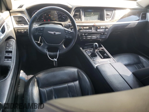 2017 Genesis G80 3.8L with VIN KMHGN4JEXHU171310, listed as a Copart auction lot 78077224 with 124,831 mi miles and Clean Title. Bid and sale history available at DreamBid. Image 8.