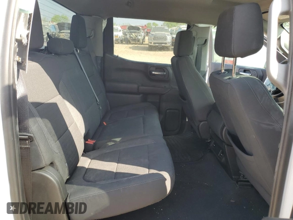 2022 Chevrolet Silverado 1500 Custom with VIN 3GCPWBEK7NG131092, listed as a Copart auction lot 50351115 with 58,409 mi miles and Salvage Title. Bid and sale history available at DreamBid. Image 10.