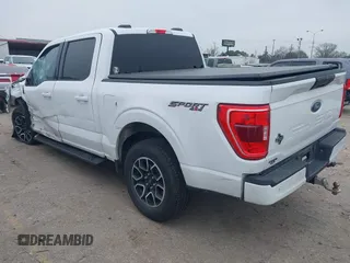 2021 Ford F-150 XL with VIN 1FTFW1E54MKD21620, listed as a IAAI auction lot 41583179 with 41,850 mi miles. Bid and sale history available at carsss.com. Image 3.