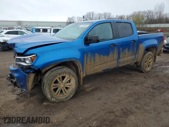 2021 Chevrolet Colorado 4WD Z71 с VIN 1GCGTDEN8M1248174, выставлен на аукционе Copart как лот 53145995 с пробегом 30 022 миль миль и Чистый • Clean title. История ставок и продаж доступна на DreamBid. Изображение 1.