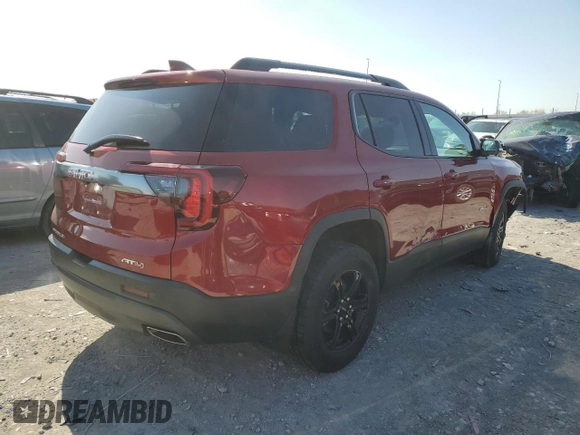 2022 GMC Acadia AT4 with VIN 1GKKNLLS5NZ136799, listed as a Copart auction lot 52174425 with 31,201 mi miles and Salvage title. Bid and sale history available at DreamBid. Image 3.